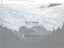 Tablet Screenshot of hiteshthadani.com